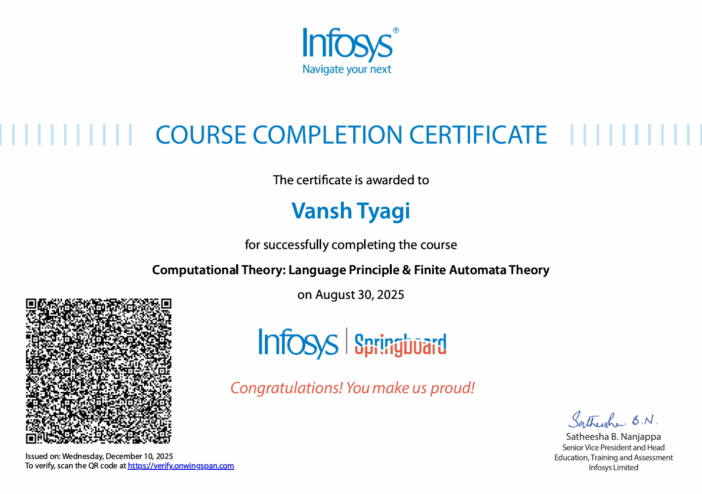 Computational Theory: Language Principle & Finite Automata Theory