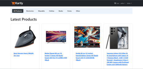 Kartly: E-Commerce Platform background